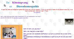 Desktop Screenshot of kittenopvang.nl