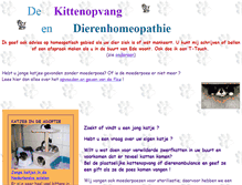 Tablet Screenshot of kittenopvang.nl